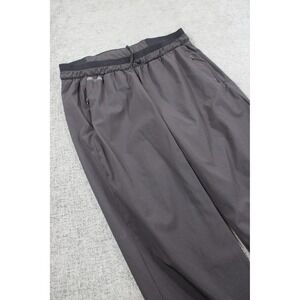 Kalenji Mens Black Running Joggers Elastic Waist Zipper Pockets Pants Size 42